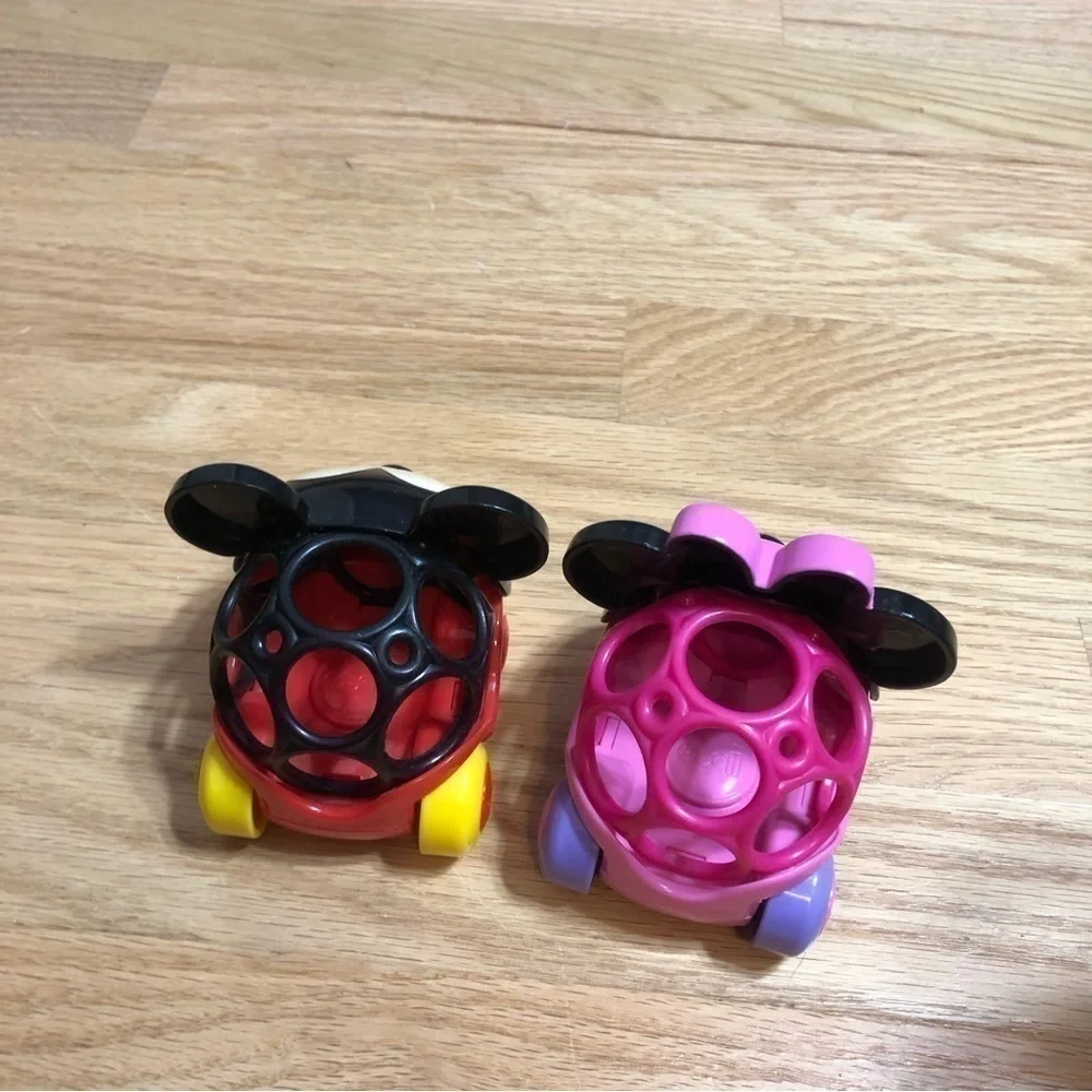 Mickey & Minnie Mouse O-ball Car Bundle Disney Black Pink Kids Toy
